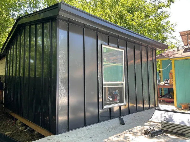 Black standing seam metal wall panels for Roof Inspection in Alta Sierra